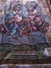 Boyds bear tapestry for sale  Batavia