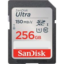 Tarjeta Sandisk Ultra SD 128 GB 256 GB Tarjeta de memoria Canon Nikon y más PRECIO AL POR MAYOR segunda mano  Embacar hacia Mexico