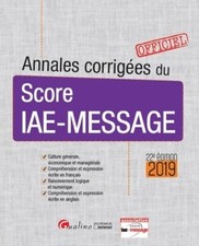 Annales corrigees score d'occasion  Hennebont