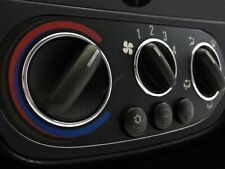 Anéis de alumínio polido para painel de controle de aquecimento x3 para Opel Corsa C 2000-2006 comprar usado  Enviando para Brazil