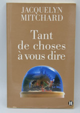 Choses jacquelyn mitchard d'occasion  Biscarrosse