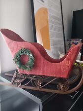 Antiqued sleigh wreaths for sale  Englewood