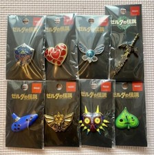 Conjunto de 8 pinos Legend of Zelda Hyrule Shield Master Sword Majora Ocarina Japão comprar usado  Enviando para Brazil
