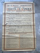 Affiche originale propagande d'occasion  Moutiers-les-Mauxfaits