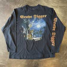 Usado, Camiseta Vintage 1999 Grave Digger “Excalibur” Manga Longa comprar usado  Enviando para Brazil