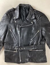 Vintage leather biker for sale  ROYSTON