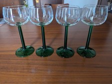 Vintage wine glasses d'occasion  Expédié en Belgium