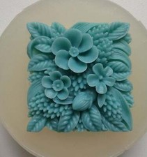 MOLDE QUADRADO DE SILICONE sugarcraft polímero argila fimo flor resina cupcake flexível comprar usado  Enviando para Brazil