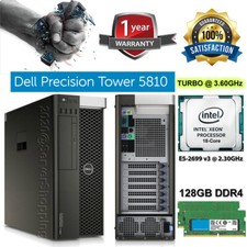 SSD Nvidia Dell Precision T5810 E5-2699v3 Turbo 3.60GHz 18-CORE 128GB DDR4 1.2TB comprar usado  Enviando para Brazil