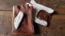 Mitaines cuir crochet d'occasion  France