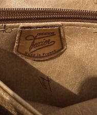 Vintage leather handbag for sale  LONDON