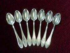 Lote de 7 Talheres Silverplate Providence Colheres de Chá Gorham Conjunto de Colher de Chá Mono comprar usado  Enviando para Brazil