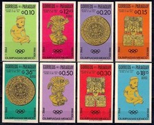 Paraguay 1966 messico usato  Trambileno