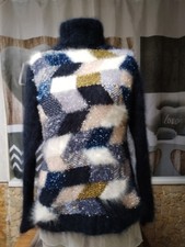 Pull angora marine d'occasion  Argelès-Gazost
