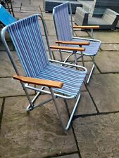 Deck chairs striped for sale  BOURNE