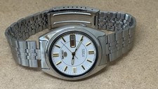 Relógio masculino autêntico mostrador texturizado Seiko 5 movimento automático Japão. comprar usado  Enviando para Brazil