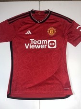 Camiseta Adidas Manchester United Team Masculina Tamanho Médio / TeamViewer Vermelha comprar usado  Enviando para Brazil