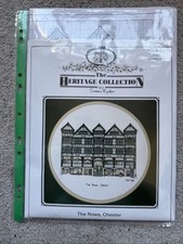 Heritage Stitchcraft "the Rows Chester" Counted Cross Stitch Kit  by Susan Ryder for sale  LEATHERHEAD