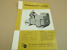 Prospekt zettelmeyer vibration gebraucht kaufen  Merseburg