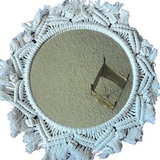 Macrame round mirror for sale  Los Angeles