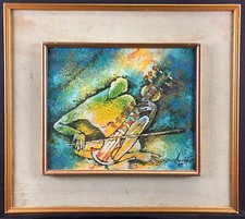Original musician painting for sale  Colebrook