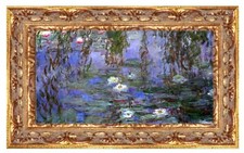 Monet ninfee bianche usato  Napoli