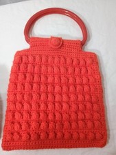 Vtg red crocheted for sale  Boaz
