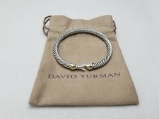 David Yurman pulseira com fivela de cabo com ouro 18k 5mm, tamanho pequeno comprar usado  Enviando para Brazil