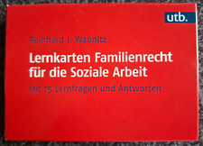 Lernkarten familienrecht sozia gebraucht kaufen  Farschwlr., Kasel, Osburg