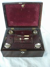 nécessaire toilette voyage palissandre nacre Henriette Godfray Birmingham 1870 comprar usado  Enviando para Brazil