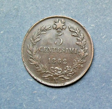 Centesimi 1862 zecca usato  Grugliasco