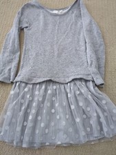 Vestido de manga comprida Gap Kids ponto cinza 10 grande comprar usado  Enviando para Brazil