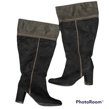 Botas Cloudwalkers by Avenue salto camurça artificial panturrilha larga meio zíper 3” salto 7 W comprar usado  Enviando para Brazil