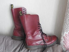 Martens red leather for sale  GOUROCK