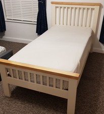 Single wooden bed for sale  WARRINGTON