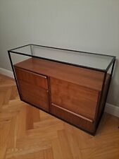 Glass metal walnut for sale  LEYLAND