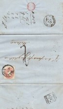 Mantova 1861 lettera usato  Legnano