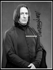 Alan rickman autographed for sale  WHITLEY BAY