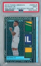 2019 Obsidian NEYMAR JR Mosaico Material Elétrico Amarelo Patch /10 PSA 9 Brasil comprar usado  Enviando para Brazil
