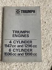 Triumph service training for sale  WESTCLIFF-ON-SEA