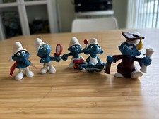 Vintage smurfs figures for sale  CHRISTCHURCH