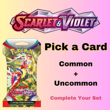 Barato Pokemon TCG Scarlet and Voilet 001-198 comum+incomum. Complete seu conjunto!, usado comprar usado  Enviando para Brazil