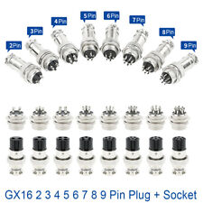 GX16-2 3 4 5 6 7 8 9 Pin Stecker Buchse Steckverbinder Anschlusstecker Aviation, usado comprar usado  Enviando para Brazil