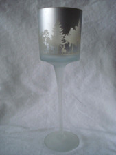 Windlicht glas silber gebraucht kaufen  Deutschland