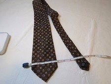 Usado, Gravata masculina Palio Itália italiana gola de seda masculina excelente estado usado marrom azul RARA 61 comprar usado  Enviando para Brazil