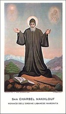 SANTINO HOLY CARD SAN CHARBEL MAKHLOUF comprar usado  Enviando para Brazil
