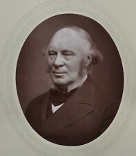 Foto de retrato de gabinete de 1882 Woodburytype John Fowler civil Engineer Railways comprar usado  Enviando para Brazil