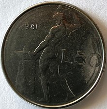 Moneta lire 1981 usato  Castel Gandolfo