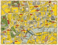 New pictorial map for sale  LONDON