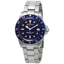 Usado, Relógio masculino Mathey-Tissot Mathey vintage automático mostrador azul 40 mm H900ATBU comprar usado  Enviando para Brazil
